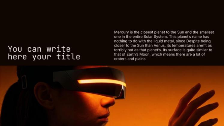 Virtual Reality Lab Präsentationsvorlage