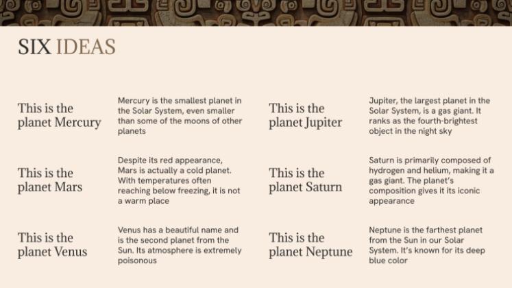 Histoire des Mayas et des Aztèques Modèles de présentation