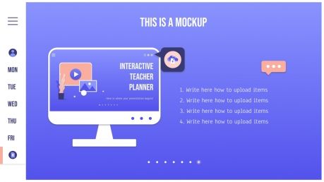 Interactive Teacher Planning presentation template