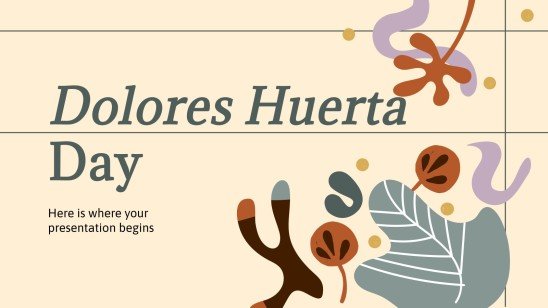 Plantilla de presentación Día de César Chávez