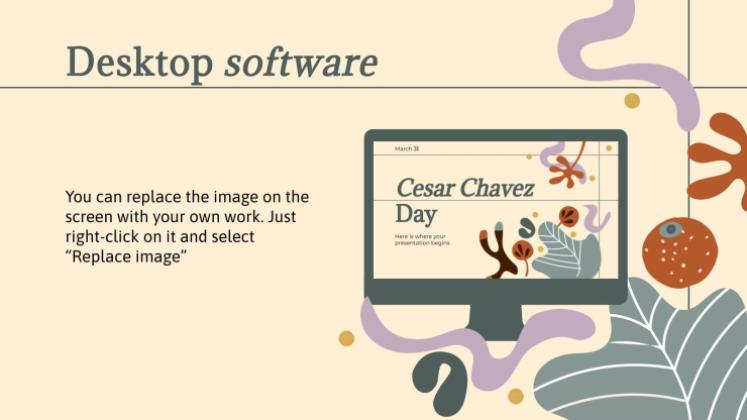 Plantilla de presentación Día de César Chávez