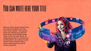 Social Media Marketing presentation template 