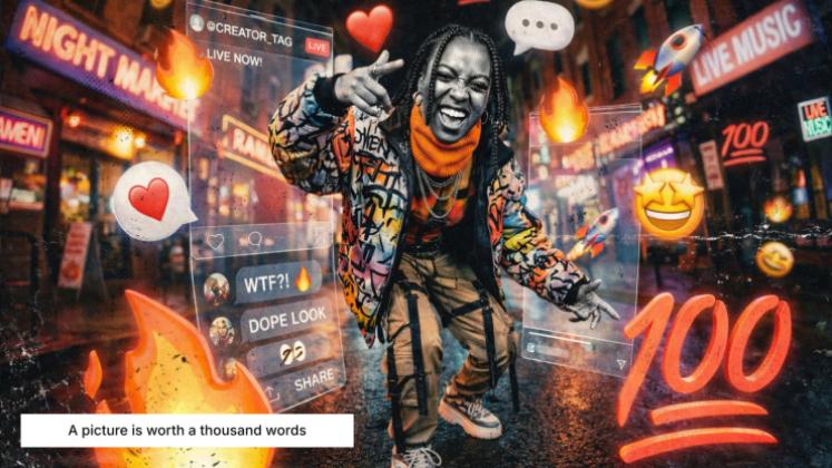 Social Media Marketing presentation template 