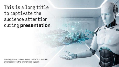 Plantilla de presentación Tendencias en tecnología de IA