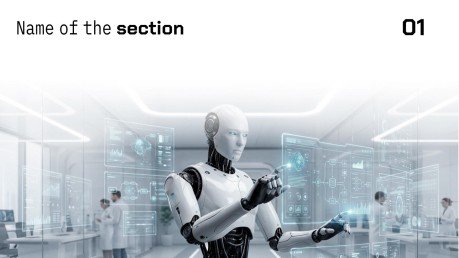 Plantilla de presentación Tendencias en tecnología de IA