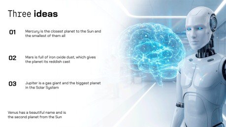 Plantilla de presentación Tendencias en tecnología de IA