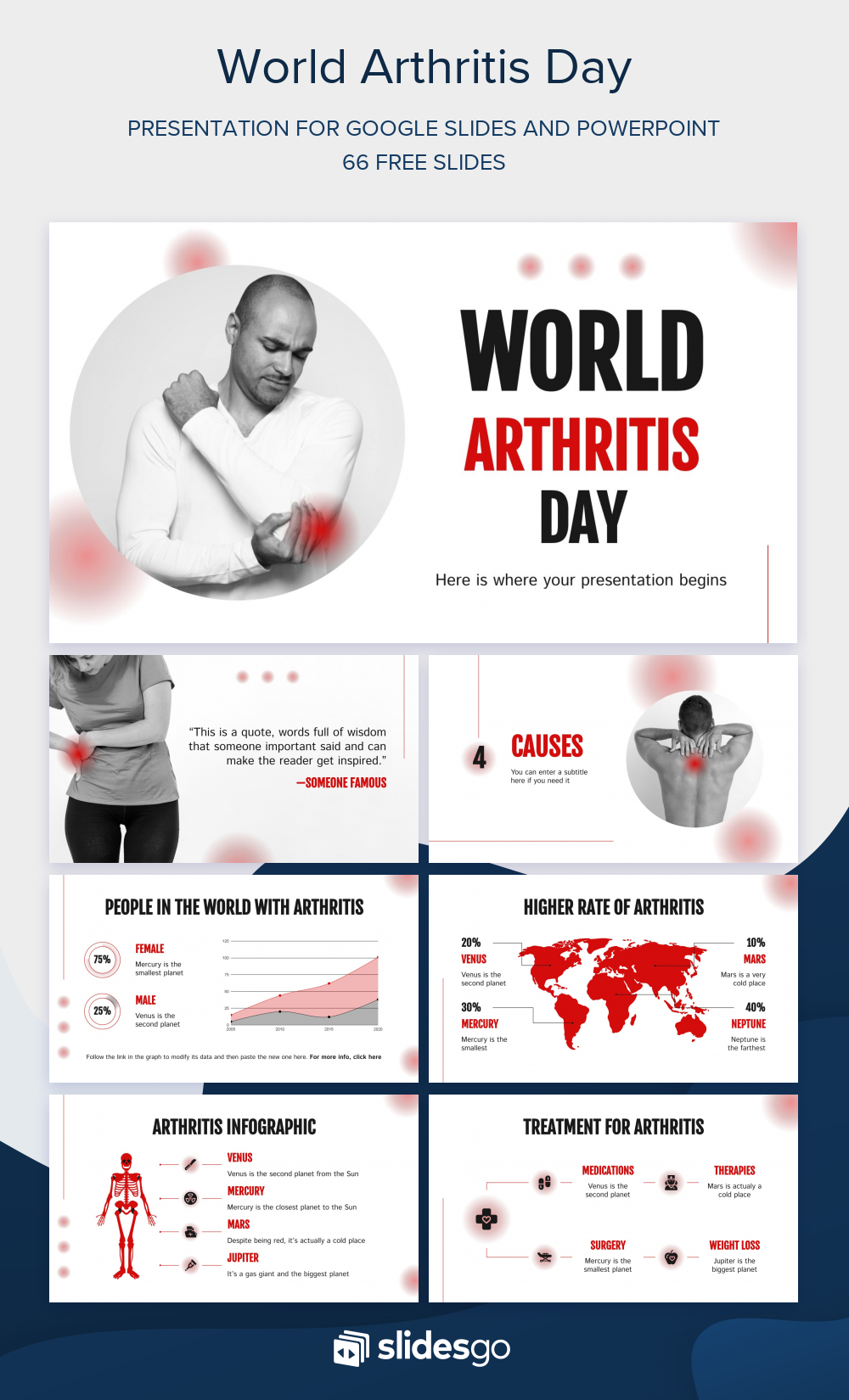 World Arthritis Day | Google Slides & PowerPoint template