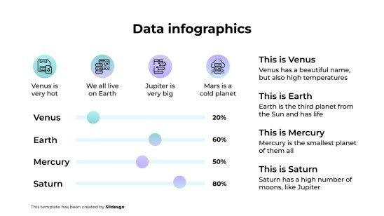 Data Infographics presentation template 