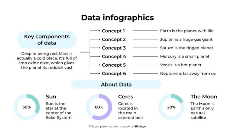 Data Infographics presentation template 