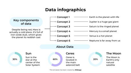 Data Infographics presentation template 