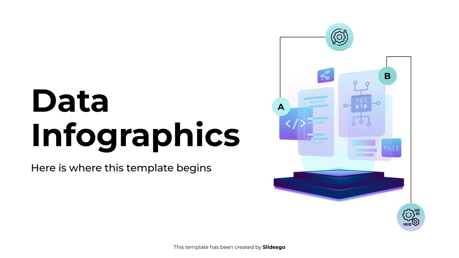 Data Infographics presentation template 