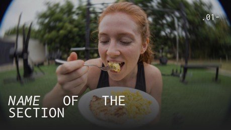 Sport Nutrition presentation template 