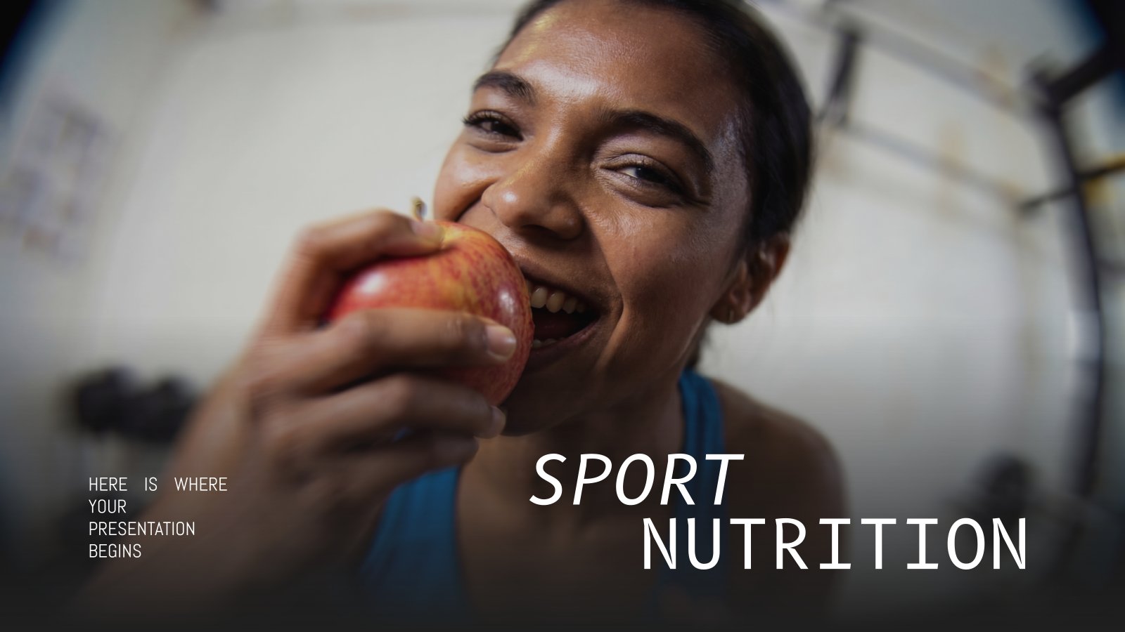 Sport Nutrition presentation template 
