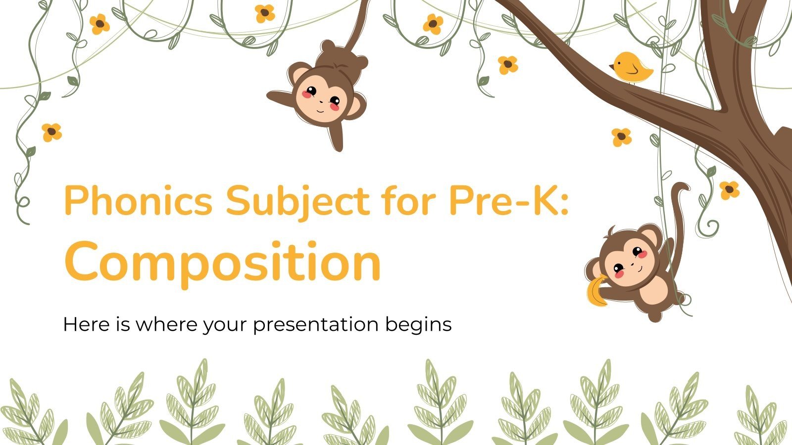 Phonics For Pre K Composition Google Slides PowerPoint Phonics for pre k composition google slides powerpoint
