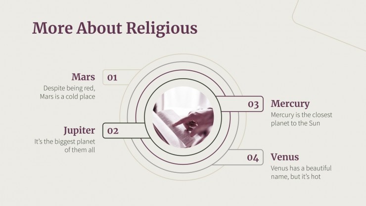 Religion Lesson presentation template 