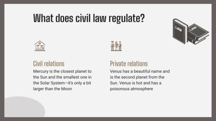 Bachelor-Abschluss in Zivilrecht Präsentationsvorlage