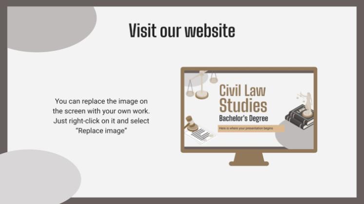 Bachelor-Abschluss in Zivilrecht Präsentationsvorlage