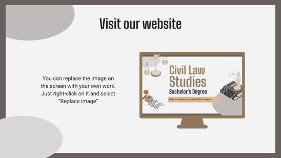 Bachelor-Abschluss in Zivilrecht Präsentationsvorlage