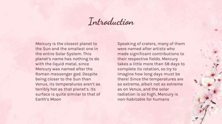 Cherry Blossom Season presentation template 