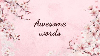 Cherry Blossom Season presentation template 