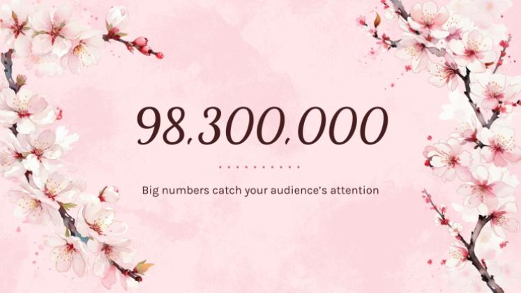 Cherry Blossom Season presentation template 