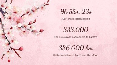 Cherry Blossom Season presentation template 