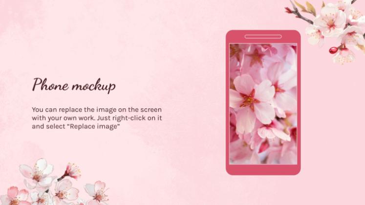 Cherry Blossom Season presentation template 