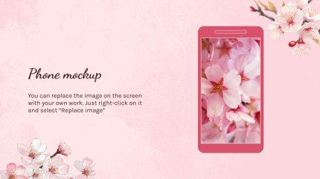 Cherry Blossom Season presentation template 