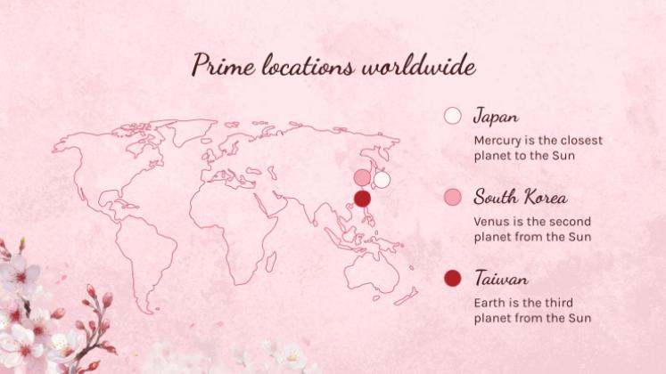 Cherry Blossom Season presentation template 