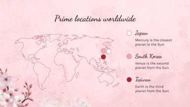 Cherry Blossom Season presentation template 