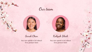 Cherry Blossom Season presentation template 