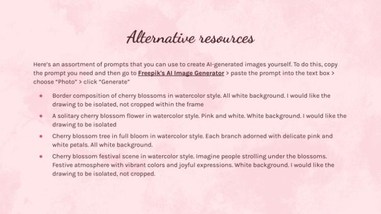 Cherry Blossom Season presentation template 