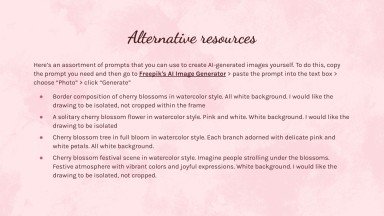 Cherry Blossom Season presentation template 