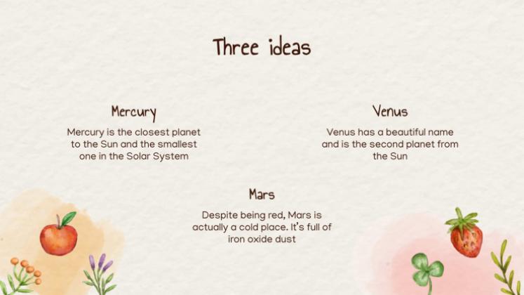 Modelo de apresentação Animais fofos da primavera