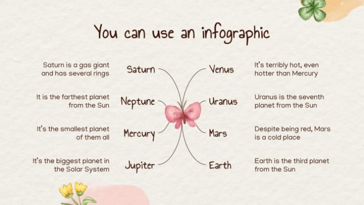 Modelo de apresentação Animais fofos da primavera