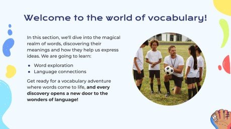 스포츠 및 여가 활동 어휘 - 독일어 - 5학년 프레젠테이션 템플릿