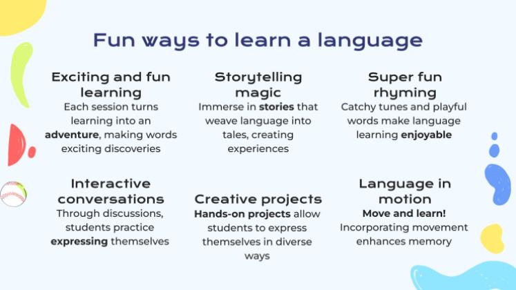 스포츠 및 여가 활동 어휘 - 독일어 - 5학년 프레젠테이션 템플릿