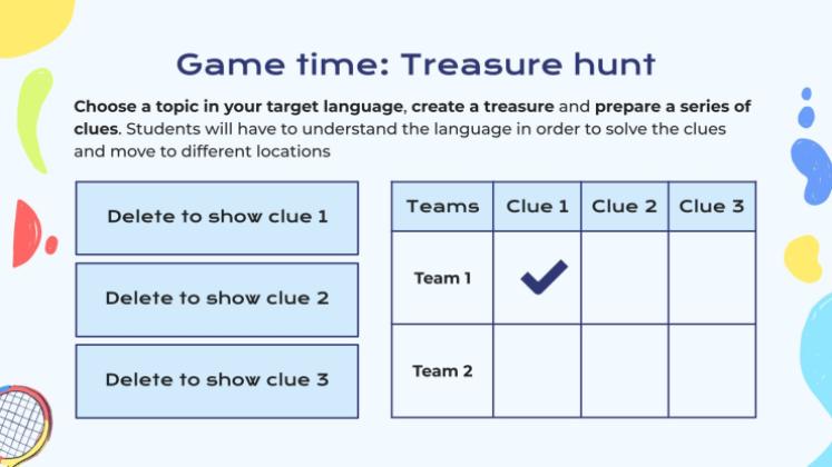 스포츠 및 여가 활동 어휘 - 독일어 - 5학년 프레젠테이션 템플릿