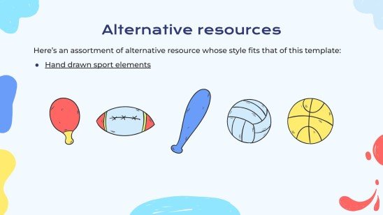 스포츠 및 여가 활동 어휘 - 독일어 - 5학년 프레젠테이션 템플릿