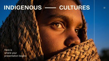 Indigenous Cultures presentation template 