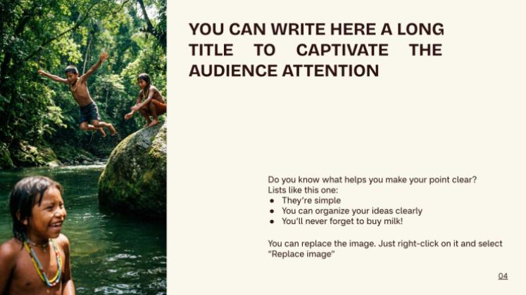 Indigenous Cultures presentation template 