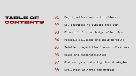 Modern Business Proposal presentation template 