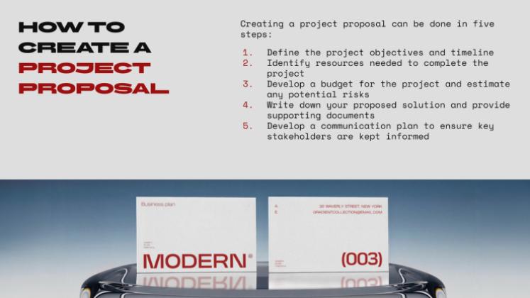 Modern Business Proposal presentation template 