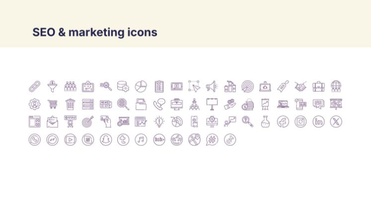 Social Media Marketing presentation template 