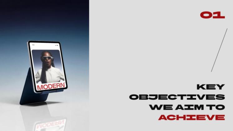 Moderner Geschäftsvorschlag Präsentationsvorlage