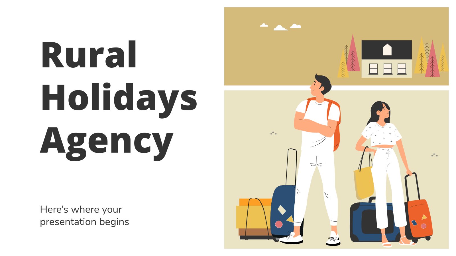 Rural Holidays Agency presentation template 