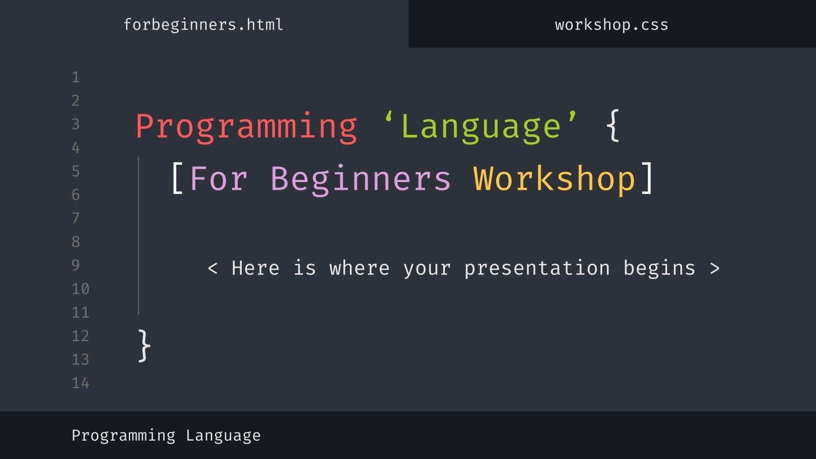 Free templates about Programming for Google Slides & PPT