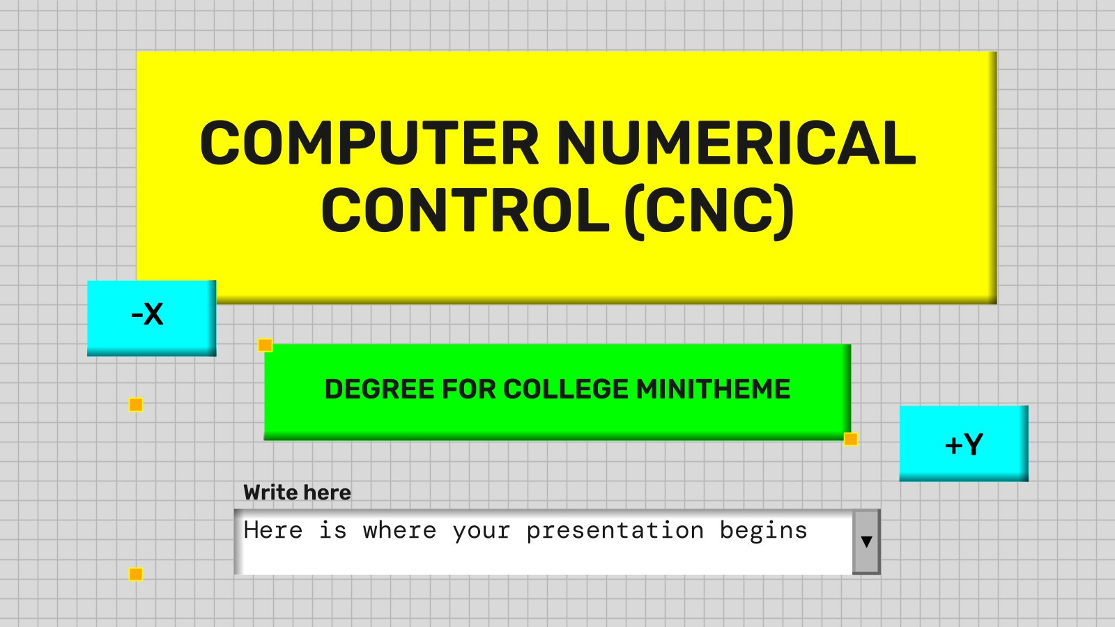 Minithème sur la commande numérique par calculateur (CNC) Modèles de présentation