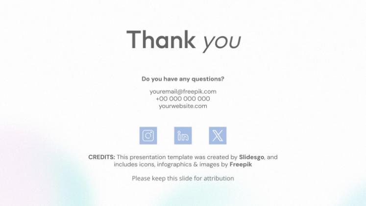 연구 발표 프레젠테이션 템플릿