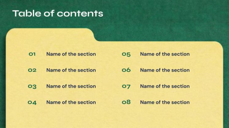 회의 안건 프레젠테이션 템플릿